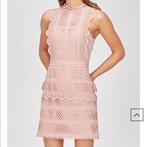 NWT Anthropologie Greylin Noelle Lace Mock Neck Dress